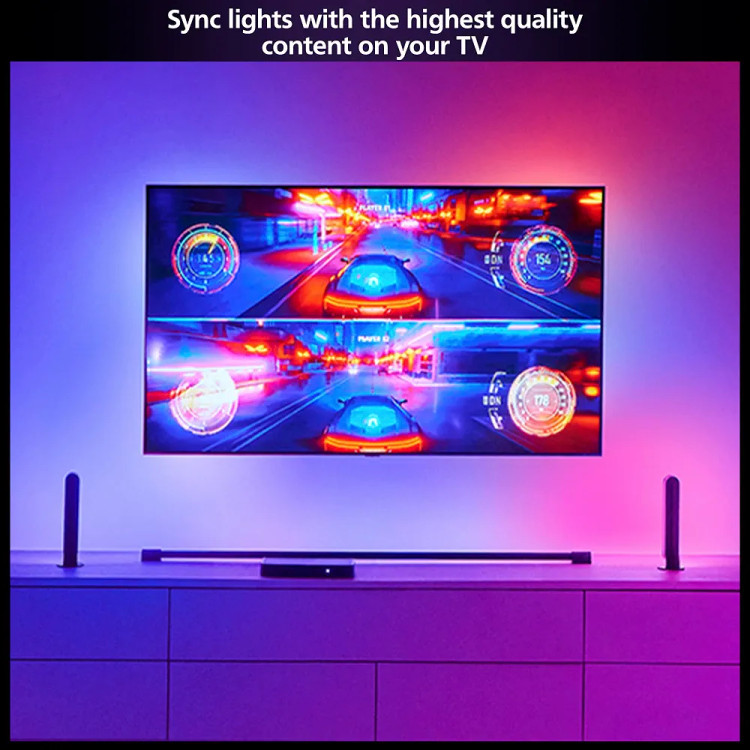 جعبه همگامسازی نورپردازی هوشمند HDMI فیلیپس Hue، دارای ۴ اتصال HDMI، نسل دوم