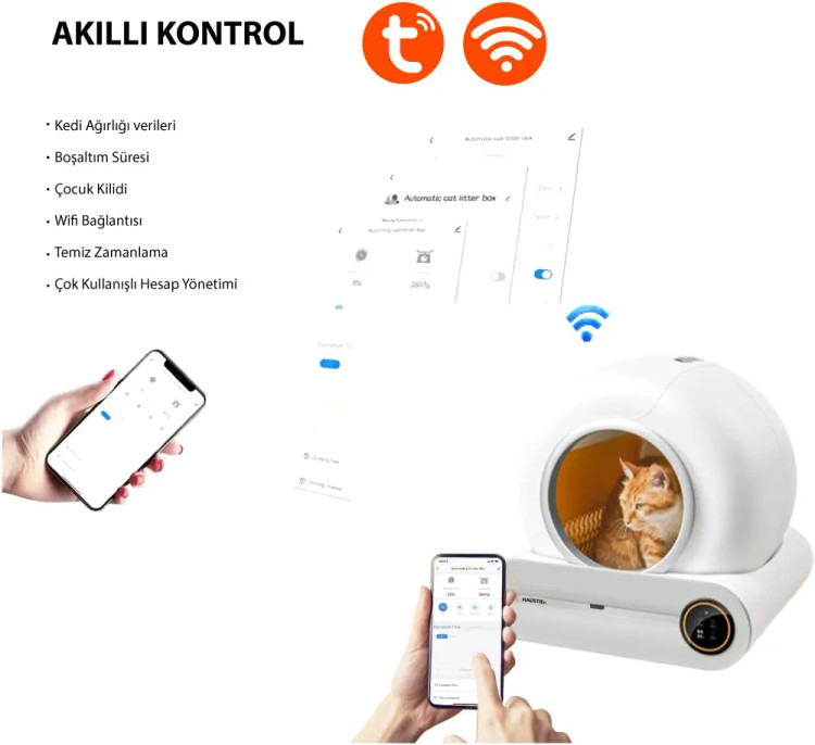 توالت هوشمند اتوماتیک گربه برند Kochler مدل Smart