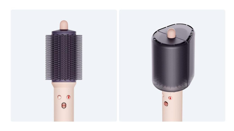 برس حرارتی حالت دهنده مو برند Dyson مدل Airsmooth™ (صورتی سرامیکی/رزگلد)