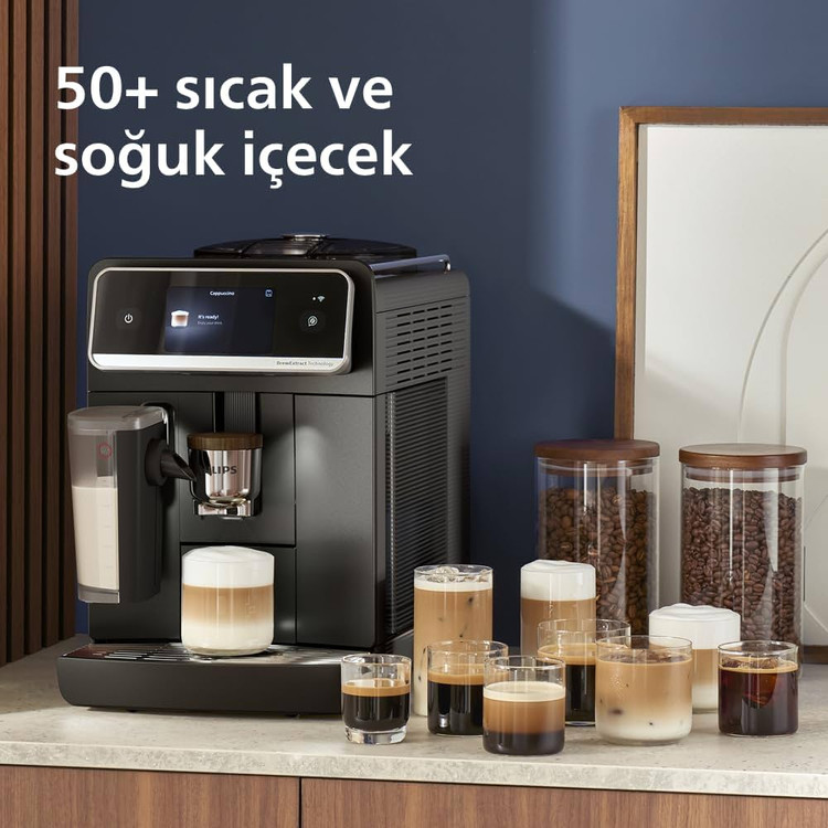 اسپرسوساز تمام اتوماتیک فیلیپس سری 8000 Latte Go Pro مدل EP8757/12 (جدید )