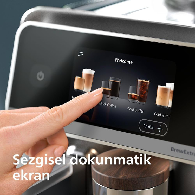 اسپرسوساز تمام اتوماتیک فیلیپس سری 8000 Latte Go Pro مدل EP8757/12 (جدید )