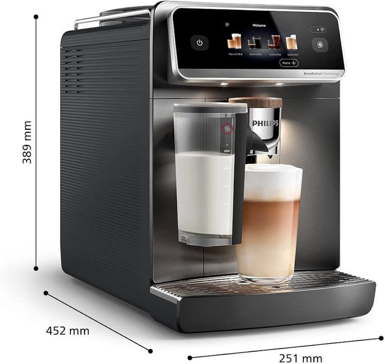 اسپرسوساز تمام اتوماتیک فیلیپس سری 8000 Latte Go Pro مدل EP8757/12 (جدید )