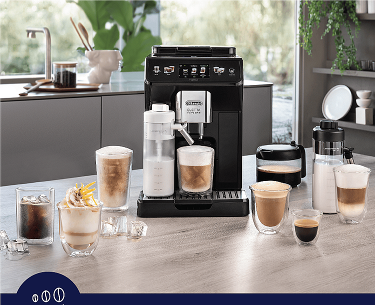 اسپرسوساز تمام اتوماتیک دلونگی سری Eletta Explore مدل ECAM452.67.G