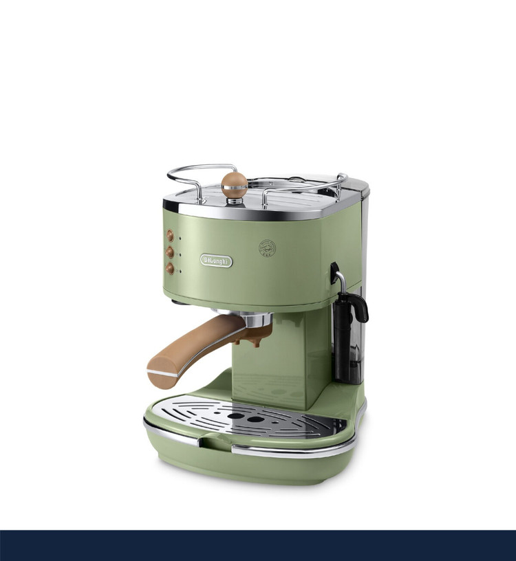 اسپرسوساز نیمه اتوماتیک دلونگی مدل Icona Vintage ECOV 311.GR