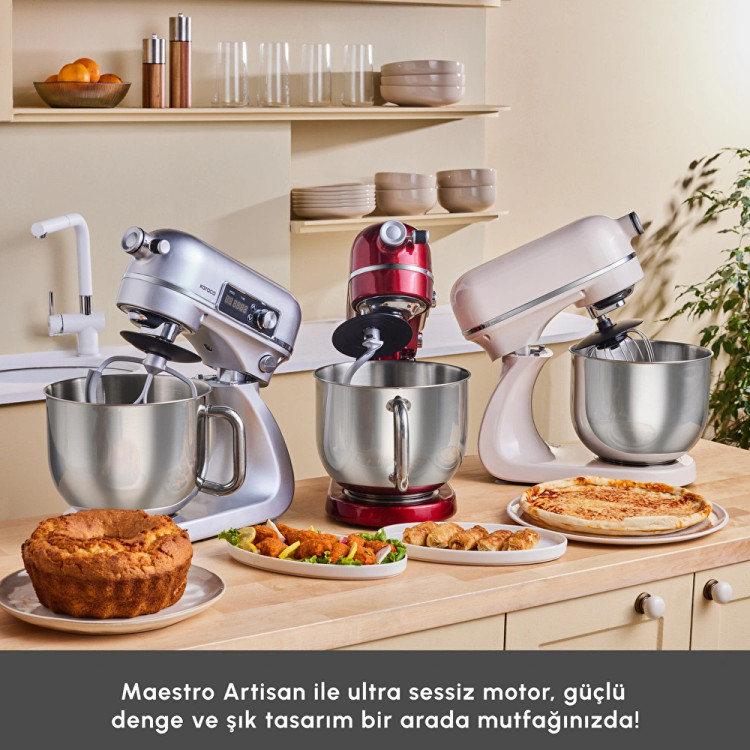 همزن برقی کاسه دار Karaca ترکیه مدل Maestro Artisan با ظرفیت ۶ لیتر