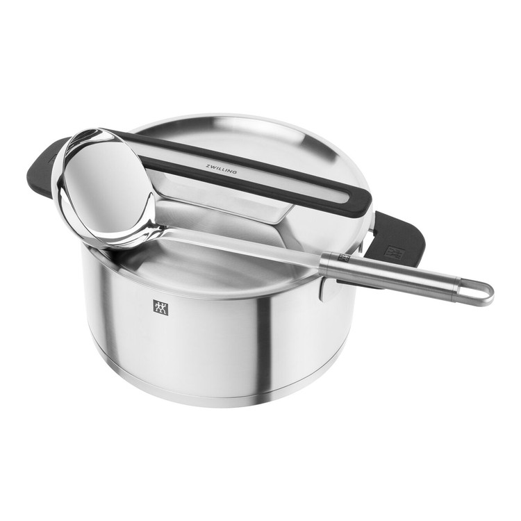 سرویس قابلمه استیل ضدزنگ ۵ تکه برند Zwilling آلمان مدل More