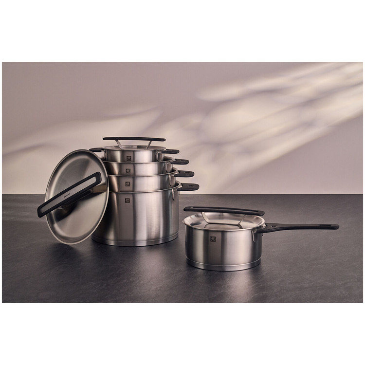 سرویس قابلمه استیل ضدزنگ ۵ تکه برند Zwilling آلمان مدل More