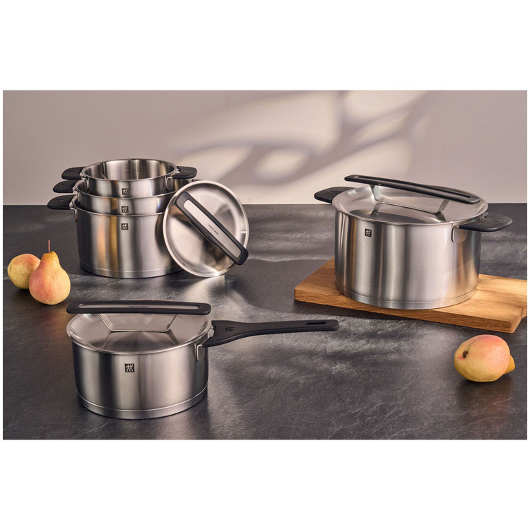 سرویس قابلمه استیل ضدزنگ ۵ تکه برند Zwilling آلمان مدل More