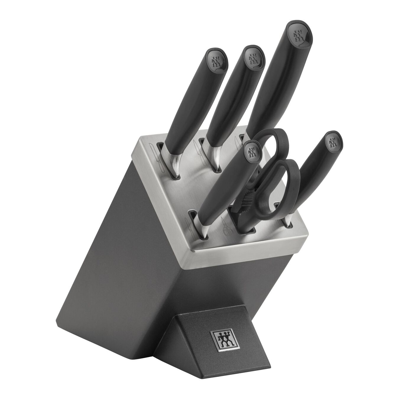 ست چاقوی ۷ پارچه ZWILLING آلمان مدل ALL*STAR با بلوک، مشکی، آنتراسیت