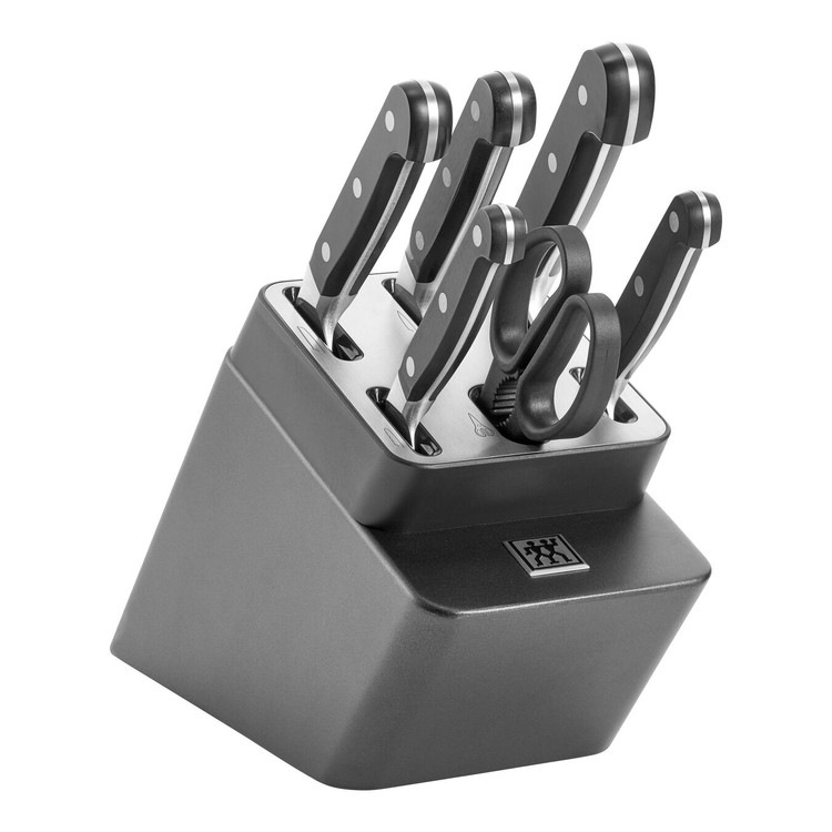 ست چاقوی ۷ پارچه ZWILLING آلمان مدل Pro با بلوک خودتیزشونده