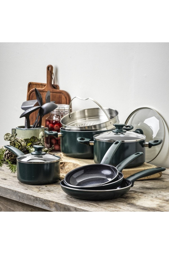 سرویس قابلمه ۱۶ پارچه برند GreenPan بلژیک مدل Cambdrige