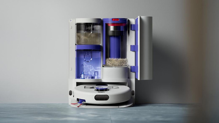 جارو رباتیک هوشمند Dyson انگلیس مدل R2 Nurovi™ Wash+Dry با قابلیت تمیزکاری خشک و خیس