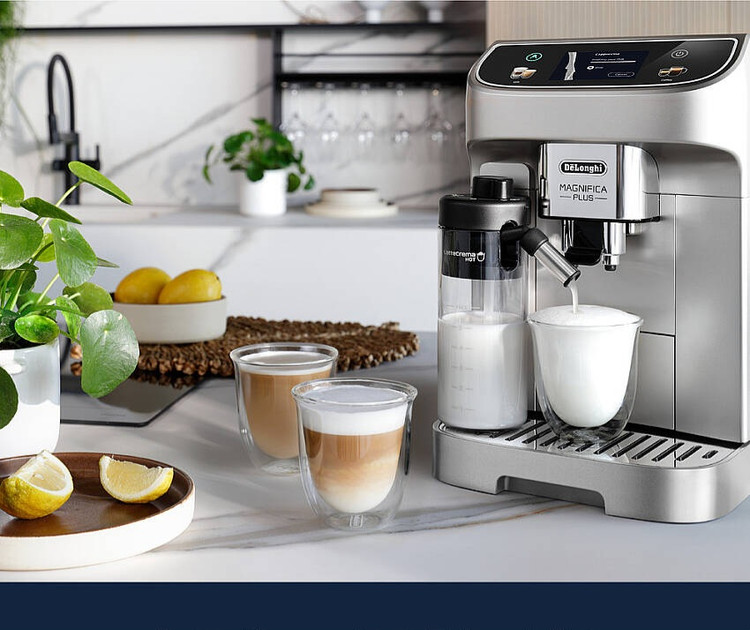 اسپرسوساز تمام اتوماتیک دلونگی ایتالیا مدل MAGNIFICA PLUS ECAM322.70.SB