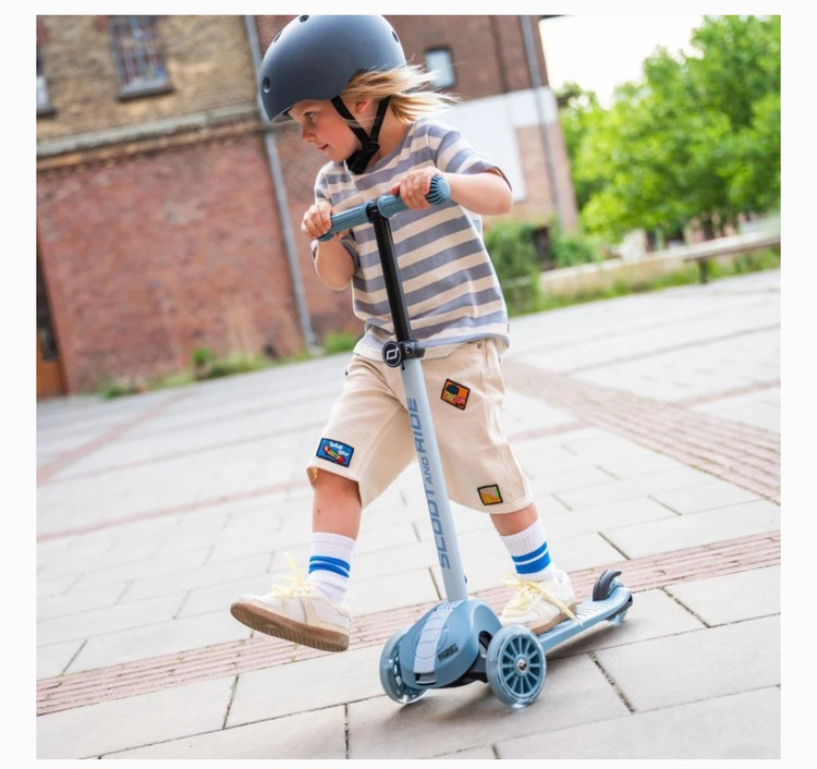 اسکوتر کودک برند Scoot & Ride اتریش مدل Highwaykick 3 S با چرخ های LED