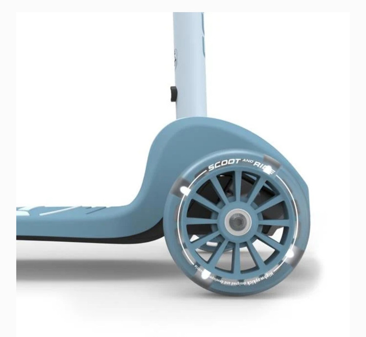 اسکوتر کودک برند Scoot & Ride اتریش مدل Highwaykick 3 S با چرخ های LED