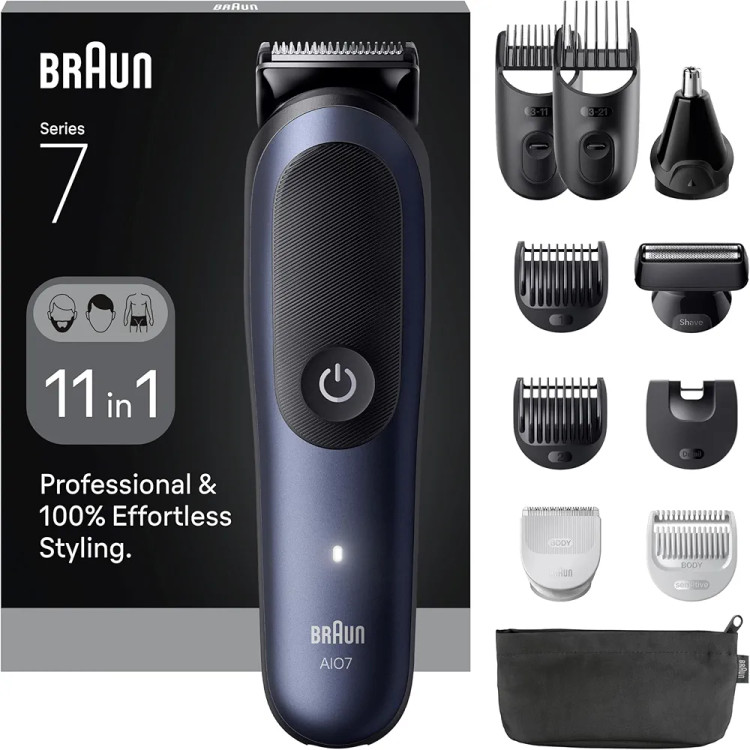 ریش تراش ۱۵ کاره برند Braun آلمان سری 7 مدل AIO7580
