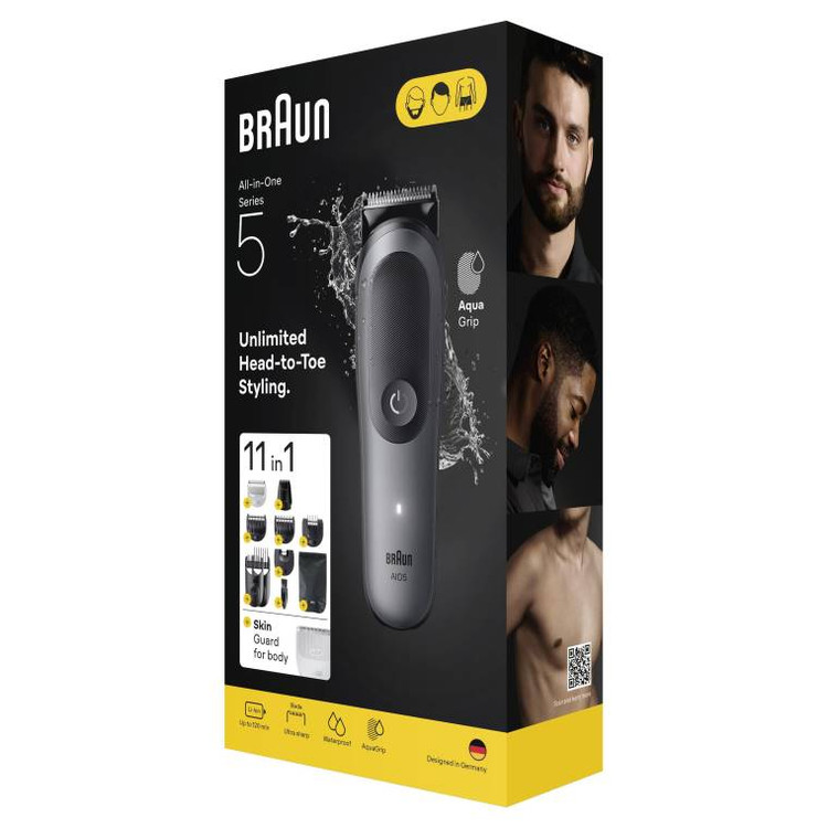 ماشین اصلاح ۱۱ کاره برند Braun آلمان سری 5 مدل AIO5560