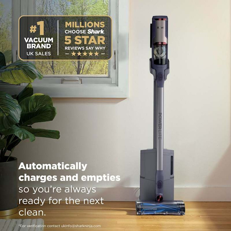 جارو شارژی عصایی برند Shark آمریکا مدل PowerLite Clean & Empty BU3621EUT