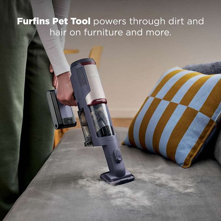جارو شارژی عصایی برند Shark آمریکا مدل PowerLite Clean & Empty BU3621EUT