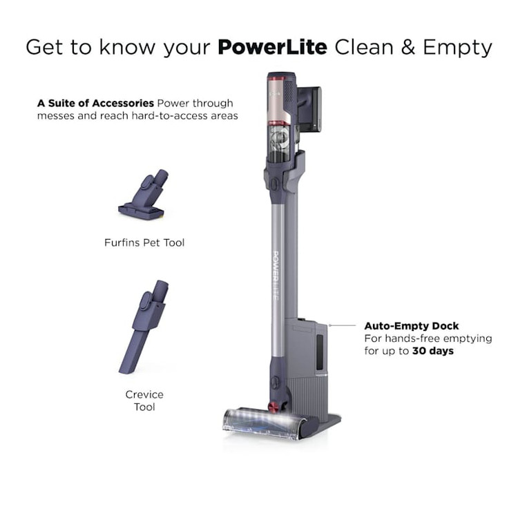 جارو شارژی عصایی برند Shark آمریکا مدل PowerLite Clean & Empty BU3621EUT