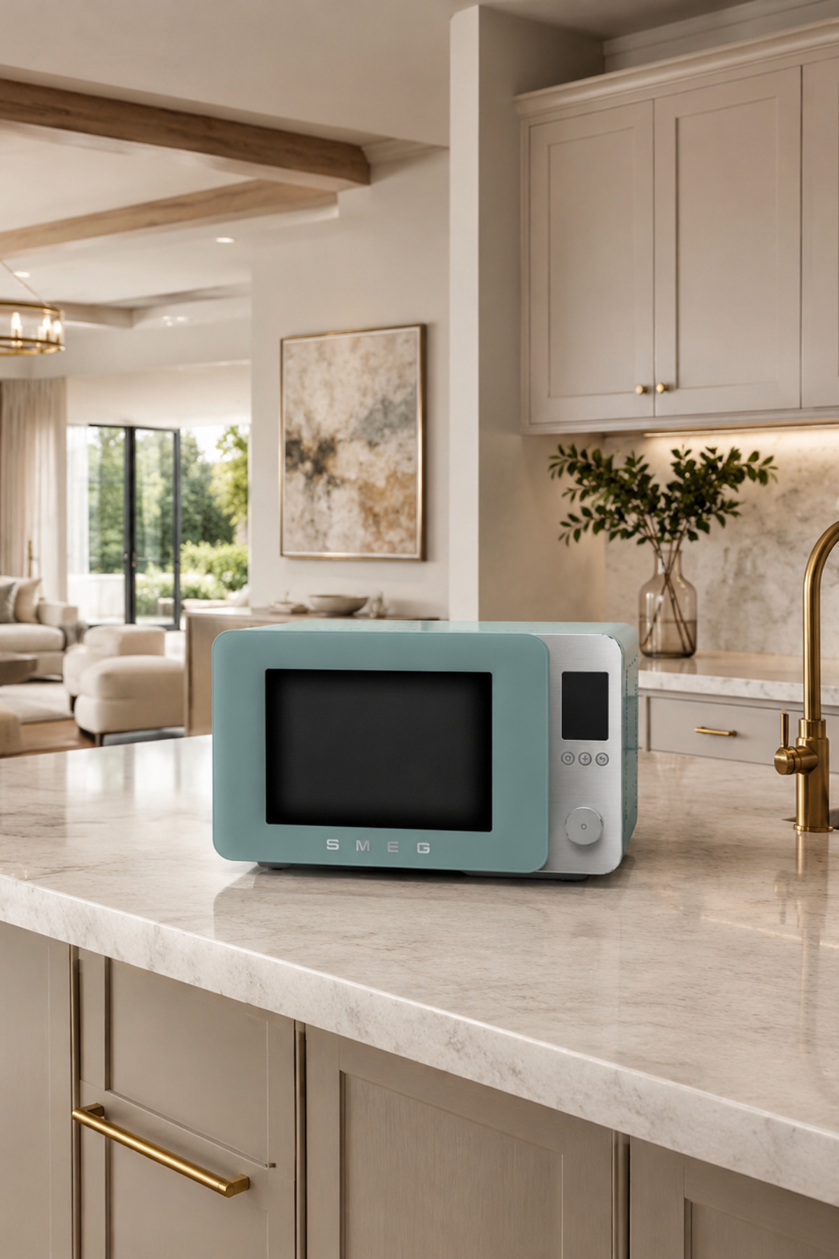 مایکروویو و فر برند Smeg ایتالیا مدل MOC02EGMEU ( جدید )