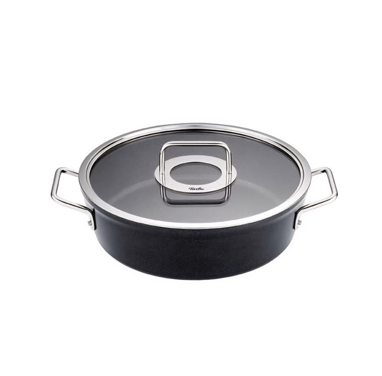 سرویس قابلمه استیل ۸ پارچه برند Fissler آلمان مدل Adamant تابه دار