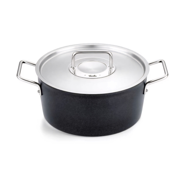 سرویس قابلمه استیل ۸ پارچه برند Fissler آلمان مدل Adamant شیرجوش دار
