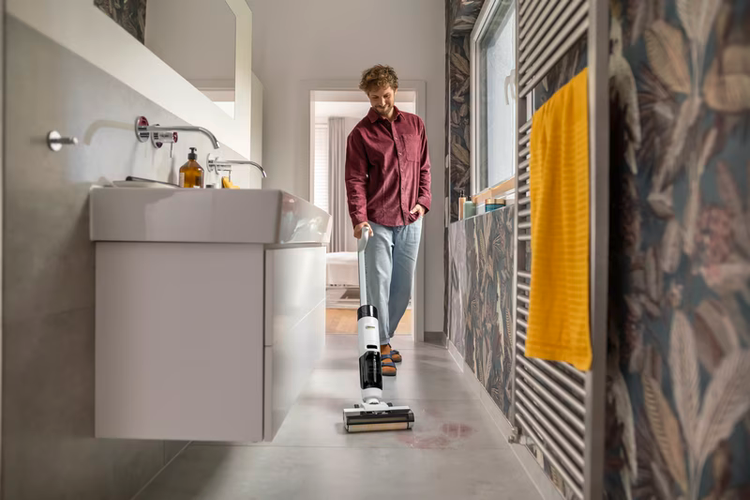 جارو شارژی آب و خاک برند Karcher آلمان مدل KFL 1